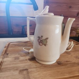 Vintage porcelain Electric water teapot
